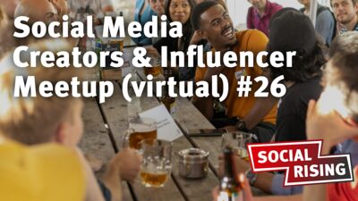 Social Media Creators & Influencer Meetup (virtual) #26
